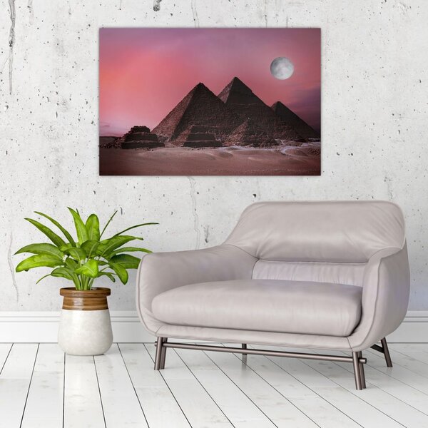 Tablou - Piramidă, Giza, Egipt (90x60 cm)