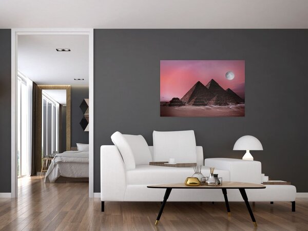 Tablou - Piramidă, Giza, Egipt (90x60 cm)