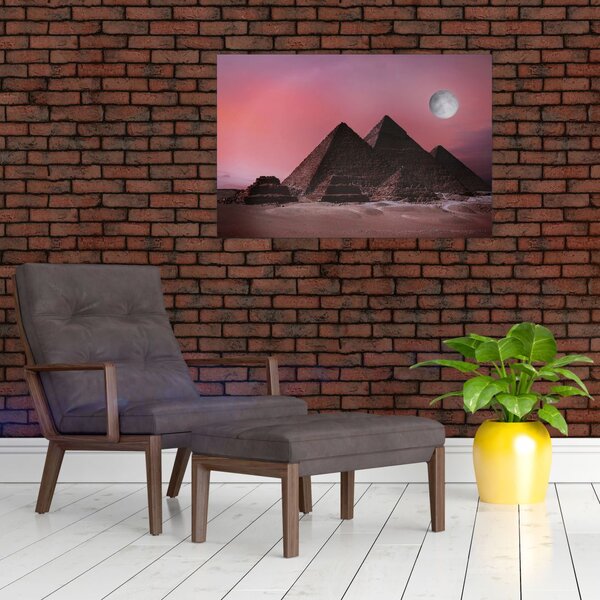Tablou - Piramidă, Giza, Egipt (90x60 cm)