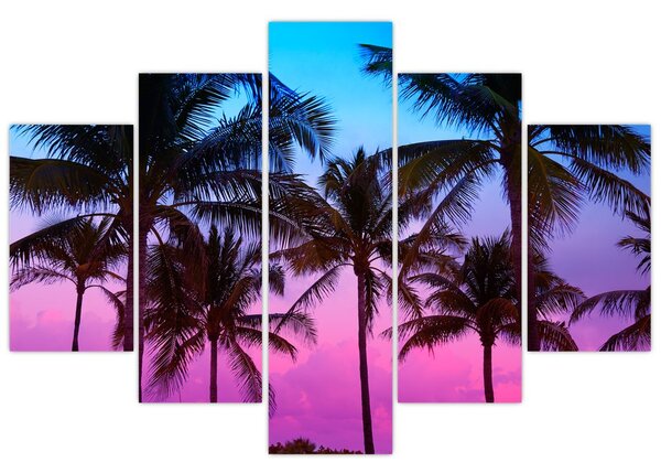 Tablou - Palmieri din Miami (150x105 cm)