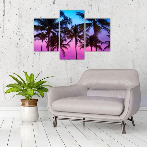 Tablou - Palmieri din Miami (90x60 cm)