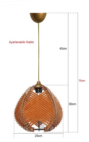 Lustra YL226 Chandelier, 25x30x70 cm