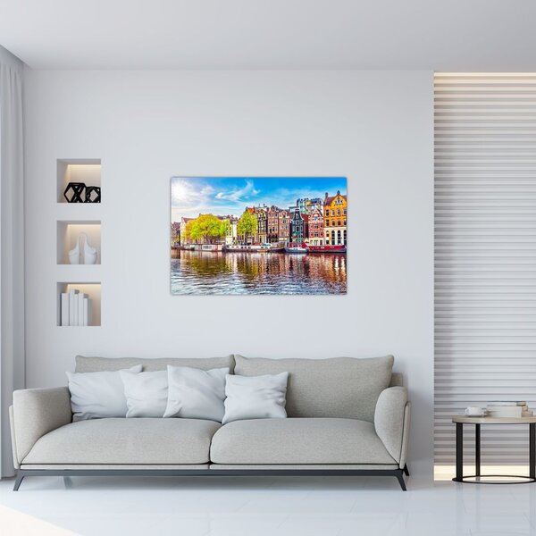 Tablou - Case dansatoare, Amsterdam (90x60 cm)