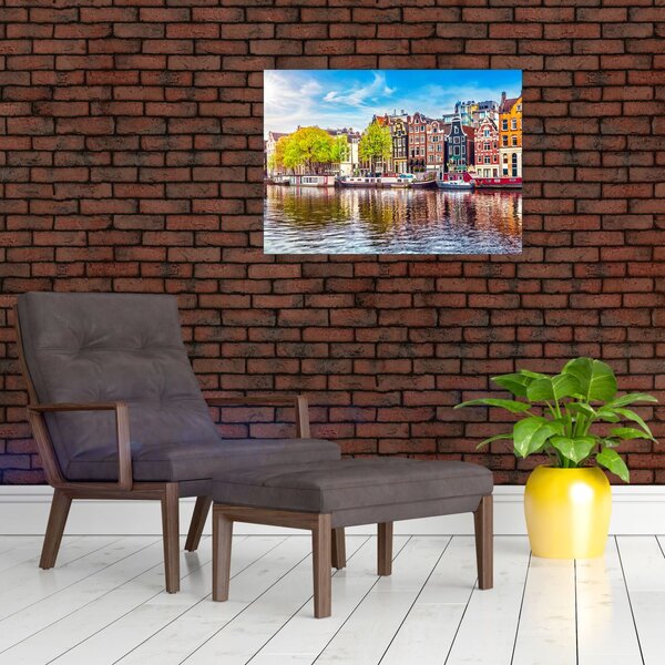 Tablou - Case dansatoare, Amsterdam (70x50 cm)