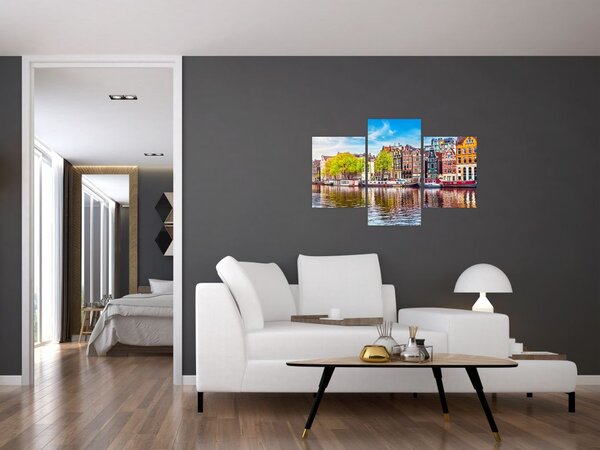 Tablou - Case dansatoare, Amsterdam (90x60 cm)