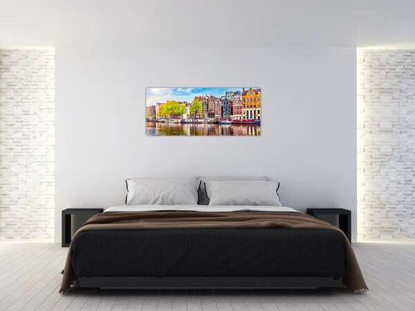 Tablou - Case dansatoare, Amsterdam (120x50 cm)