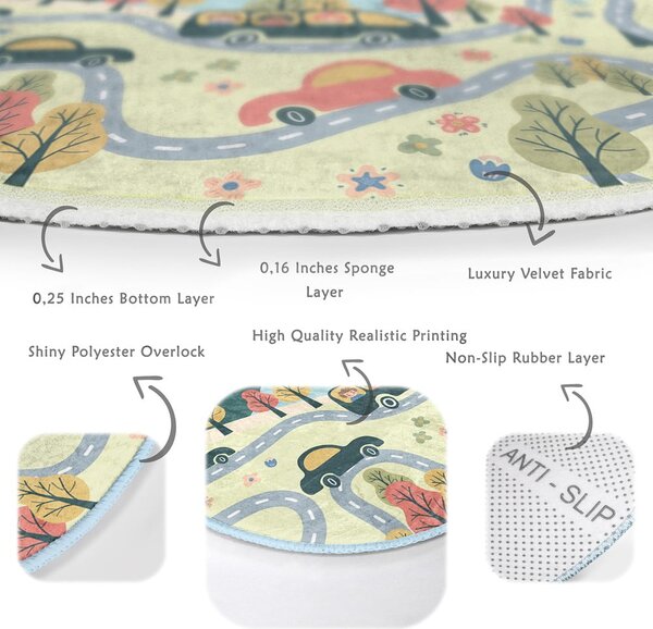 Covor pentru copii ø 120 cm Comfort – Mila Home