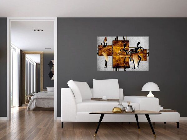 Tablou - Motiv cultura africană (90x60 cm)
