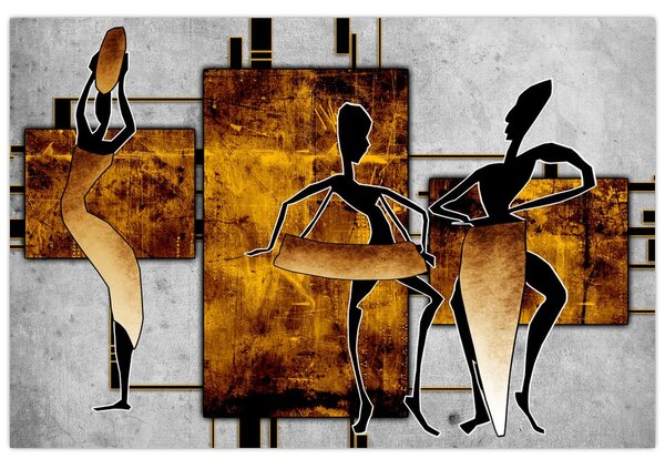 Tablou - Motiv cultura africană (90x60 cm)