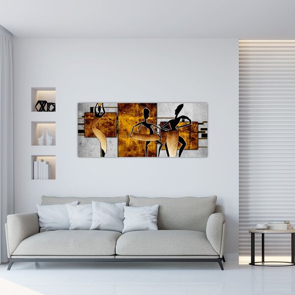 Tablou - Motiv cultura africană (120x50 cm)