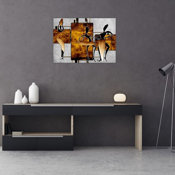 Tablou - Motiv cultura africană (70x50 cm)