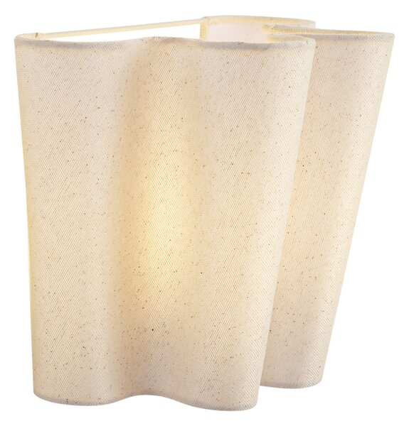 Lampă de perete Japandi Bej cu in 20 cm - Oyster