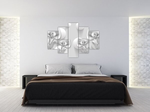 Tablou -Design flori (150x105 cm)