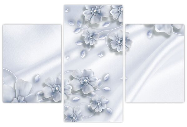 Tablou - Design flori (90x60 cm)