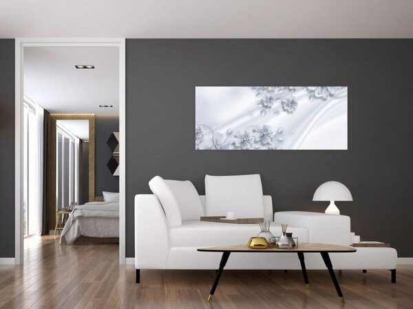 Tablou - Design flori (120x50 cm)
