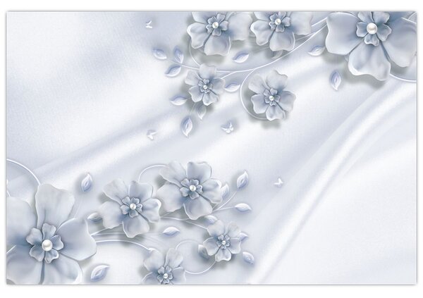Tablou - Design flori (90x60 cm)