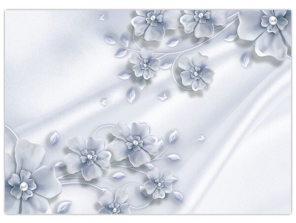 Tablou - Design flori (70x50 cm)