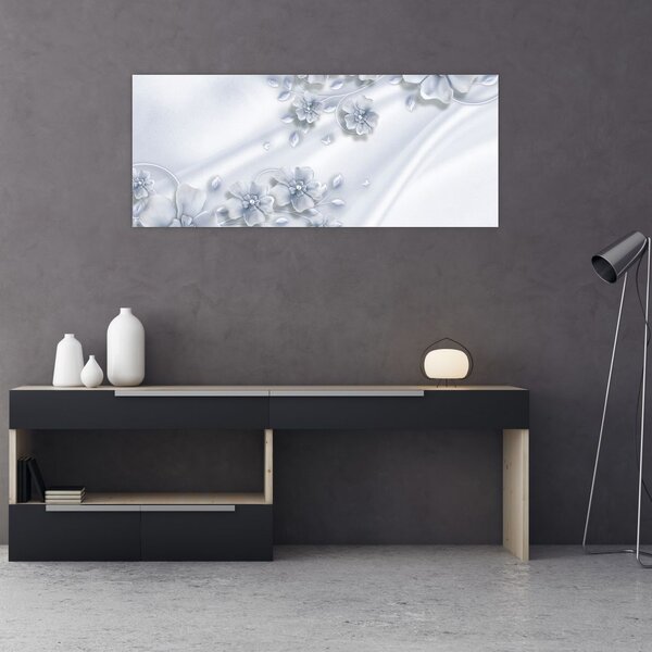 Tablou - Design flori (120x50 cm)