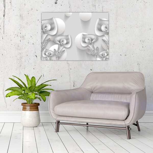 Tablou -Design flori (70x50 cm)