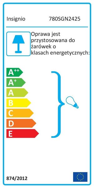 Lampadar Ayd, 38x38x140 cm