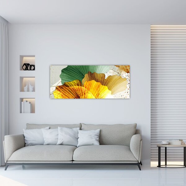 Tablou - Frunze (120x50 cm)