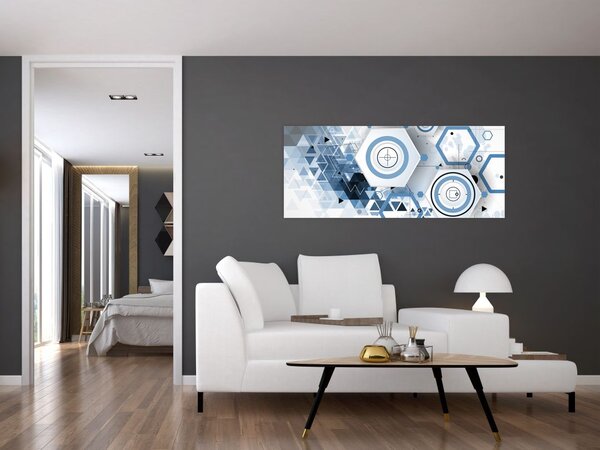 Tablou - Abstract geometric (120x50 cm)