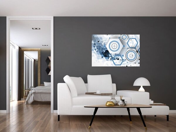 Tablou - Abstract geometric (90x60 cm)