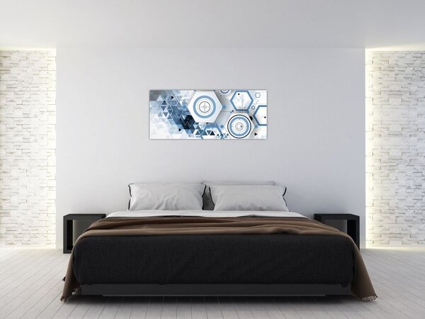 Tablou - Abstract geometric (120x50 cm)