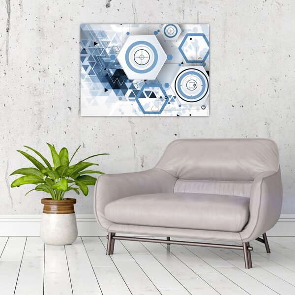 Tablou - Abstract geometric (70x50 cm)