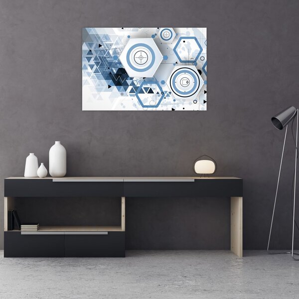 Tablou - Abstract geometric (90x60 cm)