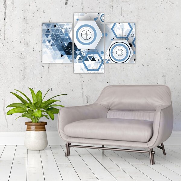 Tablou - Abstract geometric (90x60 cm)