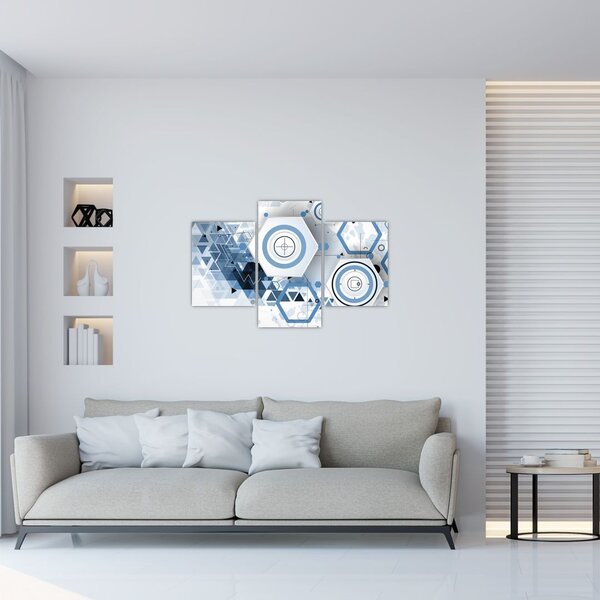Tablou - Abstract geometric (90x60 cm)