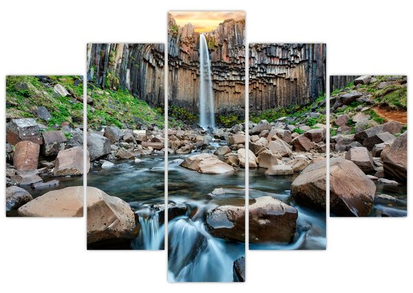 Tablou - Cascada Svartifoss, Islanda (150x105 cm)