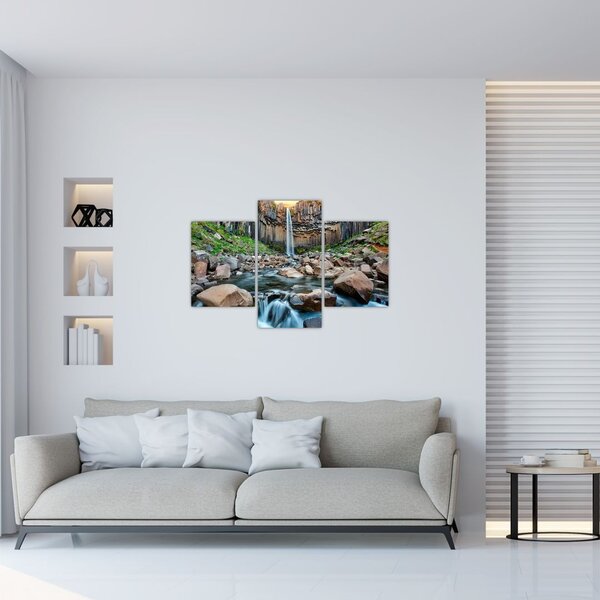 Tablou - Cascada Svartifoss, Islanda (90x60 cm)