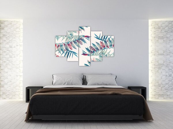 Tablou - Frunze tropicale (150x105 cm)