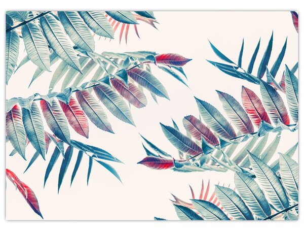Tablou - Frunze tropicale (70x50 cm)