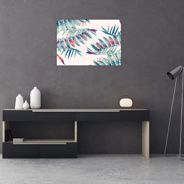 Tablou - Frunze tropicale (70x50 cm)