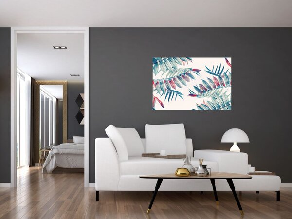 Tablou - Frunze tropicale (90x60 cm)