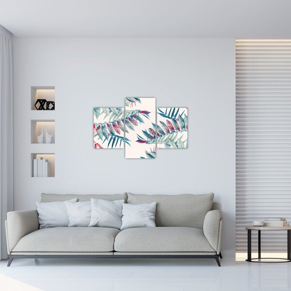 Tablou - Frunze tropicale (90x60 cm)