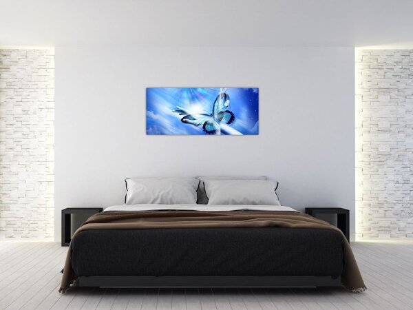 Tablou - Fluture, simbolul speranței (120x50 cm)