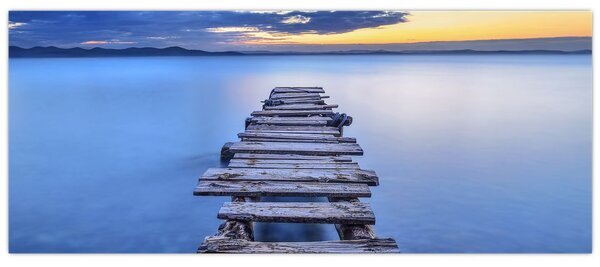 Tablou - Ponton, Zadar, Croația (120x50 cm)