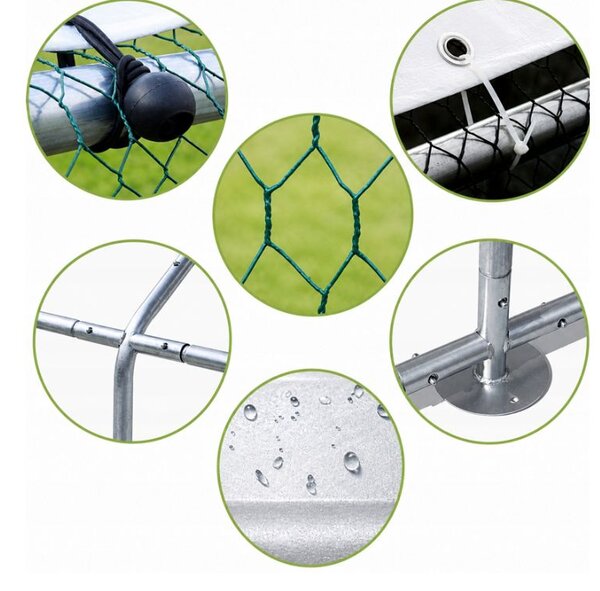 Țarc pentru animale 3 x 3 x 2 m – 9 m²