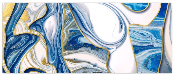 Tablou - Valuri de marmură (120x50 cm)
