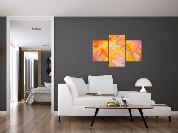 Tablou - Fundal frunze de toamnă (90x60 cm)