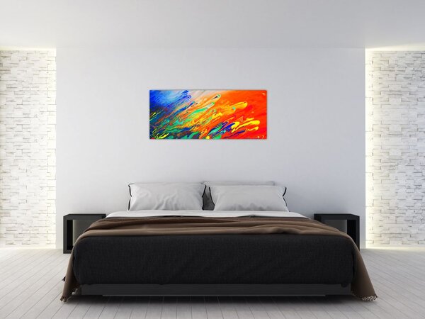 Tablou - Abstract colorat (120x50 cm)