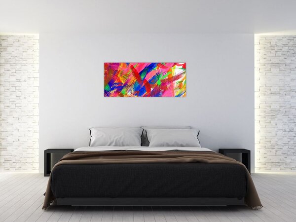 Tablou - Abstract colorat (120x50 cm)