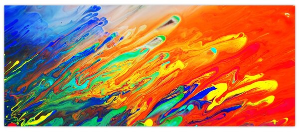 Tablou - Abstract colorat (120x50 cm)