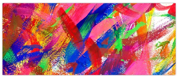 Tablou - Abstract colorat (120x50 cm)