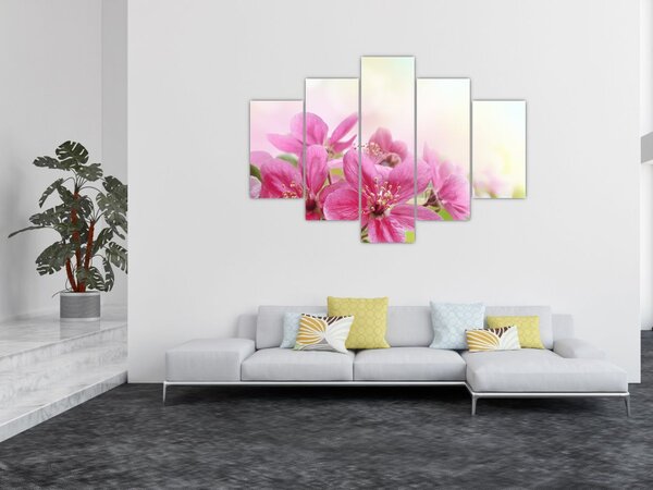 Tablou - Flori roz (150x105 cm)