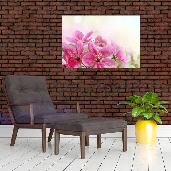 Tablou - Flori roz (90x60 cm)